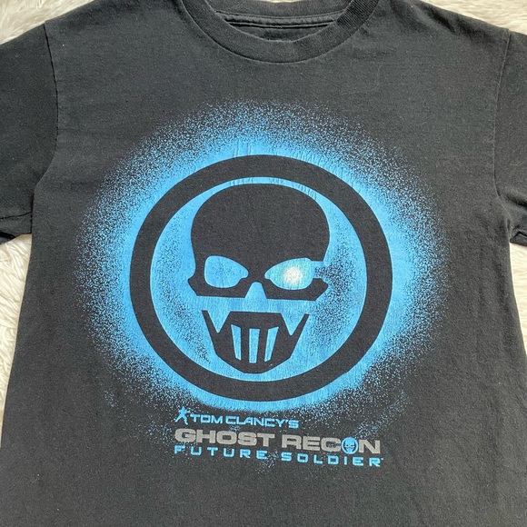 Men’s 2012 Tom Clancys ghost recon future soldier black graphic short sleeve tee - Picture 11 of 12